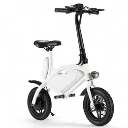 Electric bike for adults 350w foldable electric bike 12 inch 36V e-bike with 6.0 Ah lithium battery, City Bicycle Max Speed 26 km/h, disc brake ()