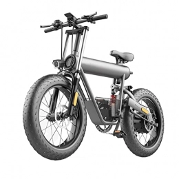 AWJ Bike Electric Bike for Adults 50 mph 20" X 4.0 Fat Tire Electric Bike Battery Aluminium Alloy 48V 500W Motor 7 Speed Mountain Electric Bicycle