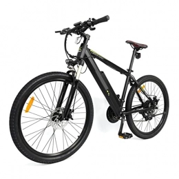 Electric Bike for Adults 500W Motor Electric Mountain Bike 27.5" Tire 35km/H 48V Removable Lithium Battery Electric Bike (Color : Black)