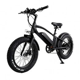 Electric oven Electric Bike Electric Bike for Adults 750W Mountain Electric Bicycle 10Ah Lithium Battery 20 Inch Fat Tire Electric Bicycle 45km / h (Color : 750W48V10AH)
