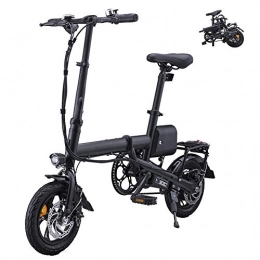 CYC Bike Electric Bike for Adults City Foldable Electric Bicycle 350w Motor 12 Inch 36v E-bike with 5.2ah Lithium Battery Disc Brake 25 Km / h Commute Ebike for Outdoor Cycling Travel Work out