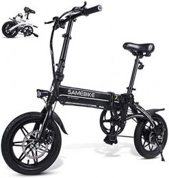 Electric Bike, High Carbon Steel Mountain Bike, Electric Bicycle with Powerful Motor, Large Capacity E-Bike Battery with 3 Riding Modes,Folding Design