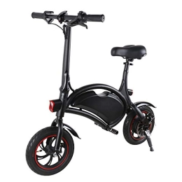TOEU Bike Electric Bike, Max Speed 25km / h, 14 inch Adult Bike, Urban Commuter Folding E-bike, Pedal Assist Bicycle, 36V / 6Ah Rechargeable Li-ion Battery (B3-B1-UK)
