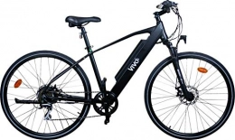 Electric bike new 2019 city bike assisted pedals made in Italy Vivo bike VC28H. Ebike with aluminium frame and Samsung battery