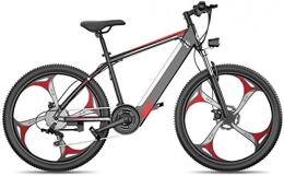 Fangfang Electric Bike Electric Bikes, 26'' Electric Mountain Bike Fat Tire E-Bike Sports Mountain Bikes Full Suspension with 27 Speed Gear and Three Working Modes, Disc Brakes, for Outdoor Cycling Travel Work Out , E-Bike
