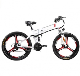 Electric Bikes, 26-Inch Upgrade The Frame Fat Tire Electric Bicycle 48V 10/12.8AH Battery Adult Auxiliary Bike 350W Motor Mountain Snow E-Bike,Black,12.8AH ,E-Bike ( Color : White , Size : 12.8AH )