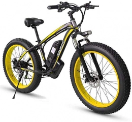 Fangfang Electric Bike Electric Bikes, 26Inch Fat Tire E-Bike Electric Bicycles for Adults, 500W Aluminum Alloy All Terrain E-Bike Removable 48V / 15Ah Lithium-Ion Battery Mountain Bike for Outdoor Travel Commute , E-Bike