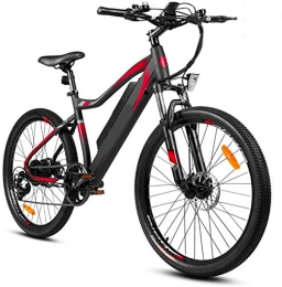 Fangfang Bike Electric Bikes, 26inch Mountain Electric Bike 350w Urban Electric Bicycle for Adults Folding Electric Bike Assist Joint Rim with Removable 48v Lithium-ion Battery 7-speed Gear Shifts, Red , E-Bike