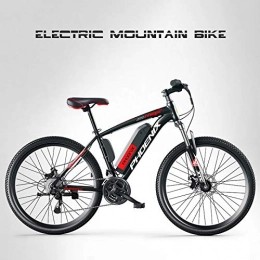 AKEFG Electric Bike Electric Bikes for Adult, Magnesium Alloy Ebikes Bicycles All Terrain, 26" 36V 250W Removable Lithium-Ion Battery Mountain Ebike, for Mens Outdoor Cycling Travel Work Out And Commuting, A