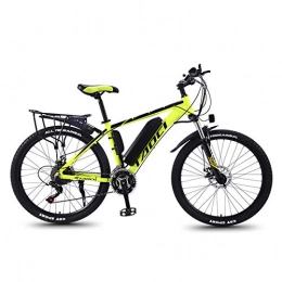 MZBZYU Bike Electric Bikes for Adult, Magnesium Alloy Ebikes Bicycles All Terrain, 26" 36V 350W 13Ah Removable Lithium-Ion Battery Mountain Ebike for Mens(21 / 27 / 30 Speed), 10AH 65KM, 30 speed