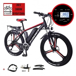 WHYTT Electric Bike Electric Bikes for Adult, Magnesium Alloy Ebikes Bicycles, Lightweight aluminum frame Shock absorption All Terrain, 26" 36V 350W 13Ah Removable Lithium-Ion Battery Mountain Ebike for Mens, 36V13AH