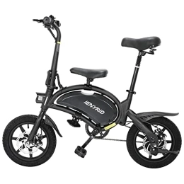 IENYRID Electric Bike Electric Bikes for Adults, Electric Assist Bike, 14" Electric Bicycle Portable Electric Bike with Seat and Pedals, Portable Bicycles | 15 Miles Max Range | 48V 7.5AH Quality City E-Bikes