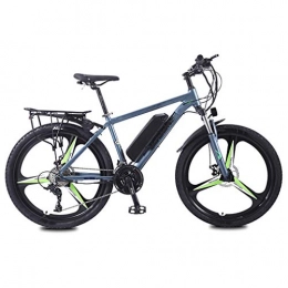AMGJ Bike Electric Bikes For Adults Electric Mountain Bike, 26 Inch Wheels 350W / 36V Removable Charging Lithium Battery Max Speed 35km / h Cycling Travel Work, Green, 10AH