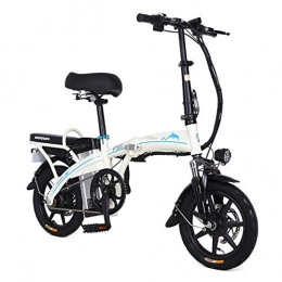 BYYLH Electric Bike Electric Bikes For Adults Folding Speed Up To 30Km / H, Removable Lithium Ladies
