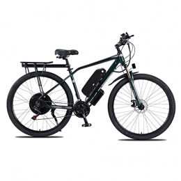 HMEI Electric Bike Electric Bikes for Adults Mountain Electric Bike 1000W for Adults 29 Inch Electric Bike 48V Men Bicycle High Power Electric Bicycle (Color : Green, Number of speeds : 21)