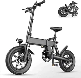 Generic Electric Bike Electric Ebikes, Electric Bikes for Adults, 16" Lightweight Folding E Bike, 250W 36V 7.8Ah Removable Lithium Battery, City Bicycle Max Speed 25Km with 3 Riding Modes