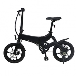 Goulian Bike Electric Folding Bicycle, Adjustable Portable Bike, Quick Shift Sturdy for Outdoor Mountain Cycling, 150Kg Max Load