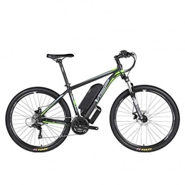 BRISEZZ Bike Electric in Bike(26-29 Inches), with Removable Large Capacity Lithium-Ion Battery (36V 250W), Electric Bike 24 Speed Gear And Three Working Modes HRTT (Color : Green)