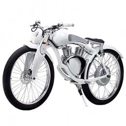 Electric oven Bike Electric Motorcycle 26inch Electric Bicycle Super E-motor with 48V 11.6Ah Battery 31 MPH Electric Mountain Motorcycle (Color : White)