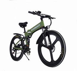 Generic Electric Bike Electric Mountain Bike, 26 Inch, 48V, Folding E-bike, Full suspension, UK stock
