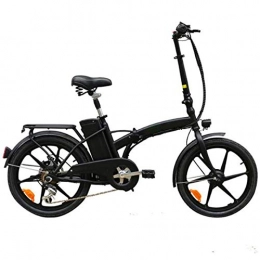 Amantiy Bike Electric Mountain Bike, Electric Bike Folding Electric Bike for Adult 36V 350W 10Ah Removable Lithium-Ion Battery City Electric Bike Urban Commuter Electric Powerful Bicycle (Color : Black)