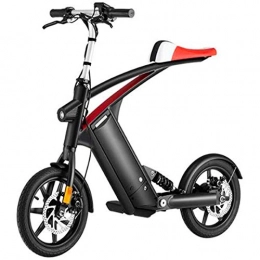 Amantiy Bike Electric Mountain Bike, Electric Bike with 36V 10Ah 250W Removable Lithium-ion Battery14-inch Folding Electric Bike City Bicycle Max Speed 25 km / h Load Capacity 120 kg Electric Powerful Bicycle
