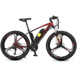 Amantiy Bike Electric Mountain Bike, Electric Mountain Bike 26 In with 250W 36V Lithium Battery with 27 Speed Variable Speed System with Double Hydraulic Shock Absorption Electric Bicycle Load 75kg Electric Powerf