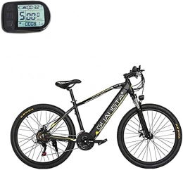 Capacity Bike Electric Snow Bike, Adult 27.5 Inch Electric Mountain Bike, 48V Lithium Battery, Aviation High-Strength Aluminum Alloy Offroad Electric Bicycle, 21 Speed Lithium Battery Beach Cruiser for Adults