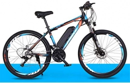 WJSWD Electric Bike Electric Snow Bike, Electric Mountain Bike 26-Inch with Removable 36V 8Ah Lithium-Ion Battery Three Working Modes Load Capacity 200 Kg Lithium Battery Beach Cruiser for Adults ( Color : Black Blue )