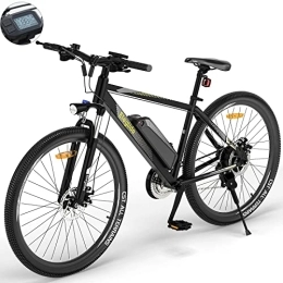Eleglide Electric Bike Eleglide Electric Bike, M1 Plus E Mountain Bike, 27.5" Electric Bicycle Commute E-bike with 36V 12.5Ah Removable Battery, LCD Display, Dual Disk Brake, Shimano 21 Speed, MTB for Teenagers and Adults