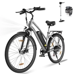 ELEKGO Bike ELEKGO 28”Electric Bikes, 250W Motor, 7-Speed Gear, 36V 15Ah Removable Battery, commuter city ebike, Range up to 45-100KM, for Adult