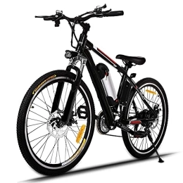Eloklem Bike Eloklem 26'' Electric Bike, Electric Bicycle with 36V 8Ah Removable Large Capacity Lithium-Ion Battery, 250W Motor and Professional 21 Speed Gear (Black)