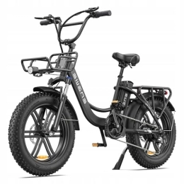 BeWell Electric Bike Engwe-Electric-Bike 13Ah Battery 140KM Range Max Speed 25Km / h Step-Through Ebike 2-Person-Electric-Bike (Black)