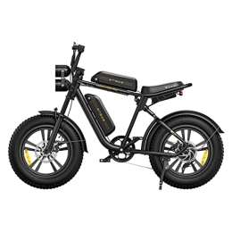 ENGWE Electric Bike ENGWE M20 Electric Bike E-bike with 20"×4.0" Fat Tire, 75 KM+75 KM Range with 48V 13AH*2 Dual Battery System, Mountain Bike with Shimano 7-Speed for Adults, Black