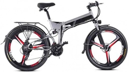 Erik Xian Electric Bike Erik Xian Electric Bike Electric Mountain Bike 26 Inch Electric Bikes, 21 Speed Mountain Boost Bicycle 48V350W Adult Bike Sports Outdoor for the jungle trails, the snow, the beach, the hi