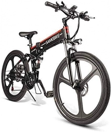 Erik Xian Electric Bike Erik Xian Electric Bike Electric Mountain Bike 350W 26'' Electric Bicycle with Removable 48V 10AH Lithium-Ion Battery for Adults, 21 Speed Shifter for the jungle trails, the snow, the beach, the hi