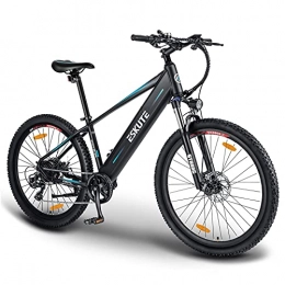 ESKUTE Electric Bike ESKUTE Electric Mountain Bike 27.5”E-MTB Bicycle 250W with Removable Lithium-ion Battery 36V 12.5A for Men Adults, Shimano 7 Speed Transmission Gears Double Disc Brakes