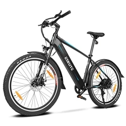 ESKUTE Electric Bike ESKUTE Netuno 27.5" Electric Bike, With 250W Bafang Rear Motor, Samsung Cell 36V 14.5Ah Lithium Battery Removable, Shimano 7 Gears, Mudguard Including, Electric Mountain Bike for Adults