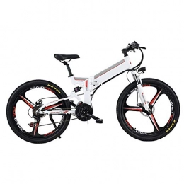 WuZhong Electric Bike F Electric Bicycle Mountain Bike Foldable 48V Lithium Battery Bicycle Adult Double Battery Car Electric Car One Wheel
