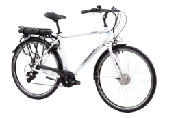 F.lli Schiano Electric Bike F.lli Schiano E-Moon 28 inch electric bike , city bicycle for Adults , bikes for adult Men / Ladies / women , e-bike with 250W electric motor 36V battery on the rear rack , accessories – lights