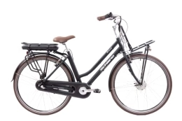F.lli Schiano Bike F.lli Schiano E-Ville 28", Electric City Bicycles 250W for Women, in Black