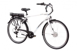 F.lli Schiano Bike F.lli Schiano Men's E-Moon E-Bike, White, XL