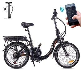 Fafrees Bike Fafrees 20F054 Folding Electric Bike 20 Inch E-Bike, 250W Motor Mountain Bicycle, Ebike for Adults, Fold Bicycle with 36 V / 10AH Battery for Women and Men