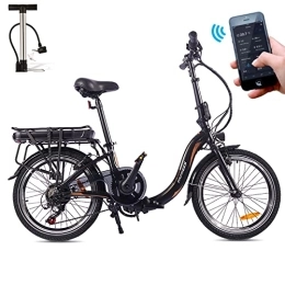 Fafrees Bike Fafrees 20F054 Folding Electric Bike 20 Inch with 36V 10.4Ah Battery, 250W Motor Folding E-bike for Adults Max. 25 km / h, Ebikes Bicycle Commuting Shimano 7-Speed