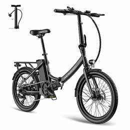 Fafrees  Fafrees F20 LIGHT Electric Bicycle, 20 Inch Folding Electric Bike, 14.5Ah / 522Wh Battery E-bike, 250W City Electric Bike for Adults, Black