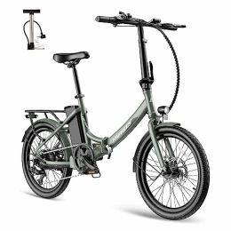 Fafrees  Fafrees F20 LIGHT Electric Bicycle, 20 Inch Folding Electric Bike, 14.5Ah / 522Wh Battery E-bike, 250W City Electric Bike for Adults, Green