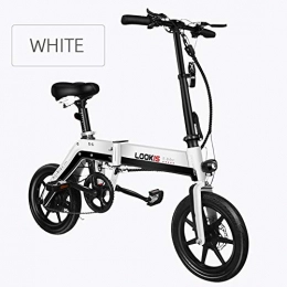 FAIBOO Bike FAIBOO Folding Electric Bike 400W 36V Electric Bicycle Waterproof E-Bike Collapsible Frame For City Commuting Outdoor Cycling Travel Work Out White-36V / 10.4AH