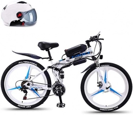 Fangfang Electric Bike Fangfang Electric Bikes, 26" Electric Bicycle, 350W Foldable Bicycle, 8AH / 10AH / 13AH Mountain Electric Bicycle, 48V Ion Battery, High Carbon Steel Frame, 27 Speed, 8AH, E-Bike (Size : 8AH)