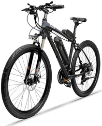 Fangfang Electric Bike Fangfang Electric Bikes, 26'' Electric Bicycle for Adults, Electric Mountain Bike 250W 36V 10Ah Removable Large Capacity Lithium-Ion Battery 21 Speed Gear Double Disc Brake, E-Bike (Color : Black)