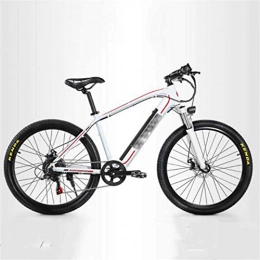 Fangfang Bike Fangfang Electric Bikes, 26 inch Electric Bikes Bicycle, 48V350W Variable speed Off-road Bikes LCD display suspension fork Bike Outdoor Cycling, E-Bike (Color : White)